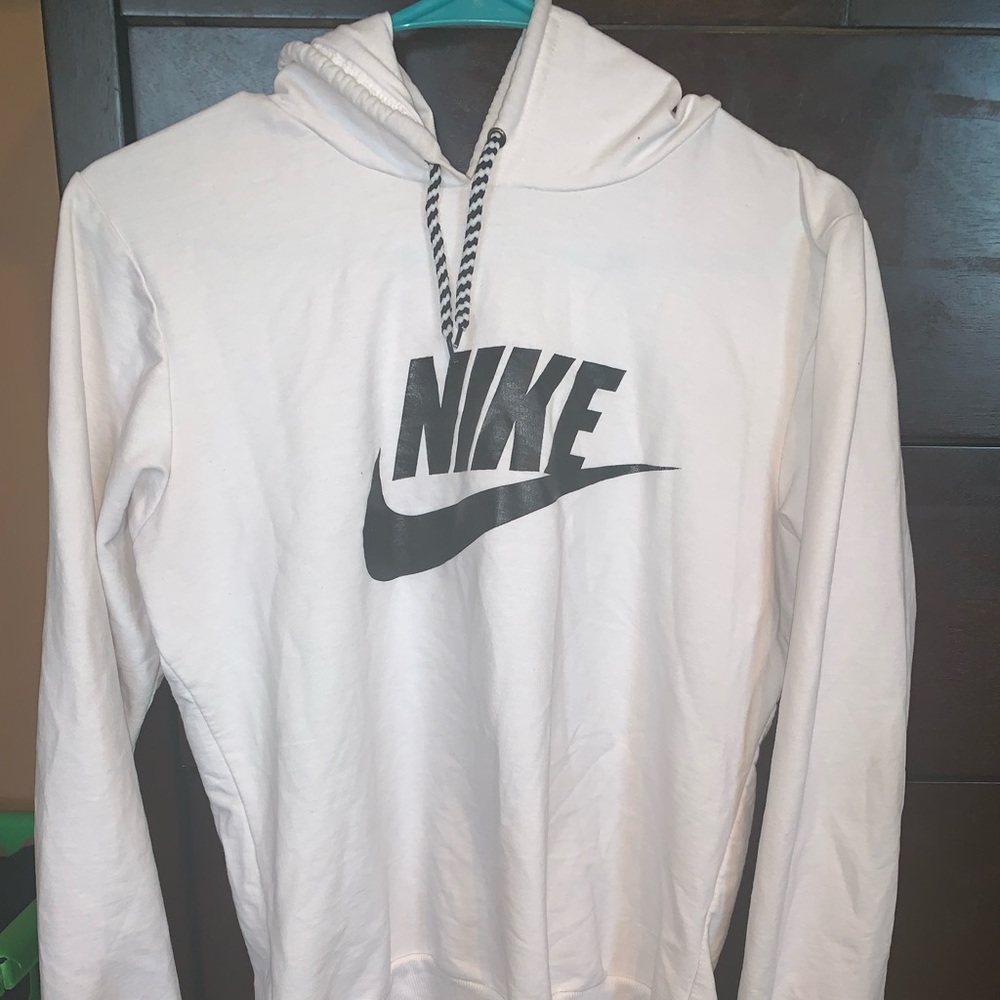 Black and white nike hoodie